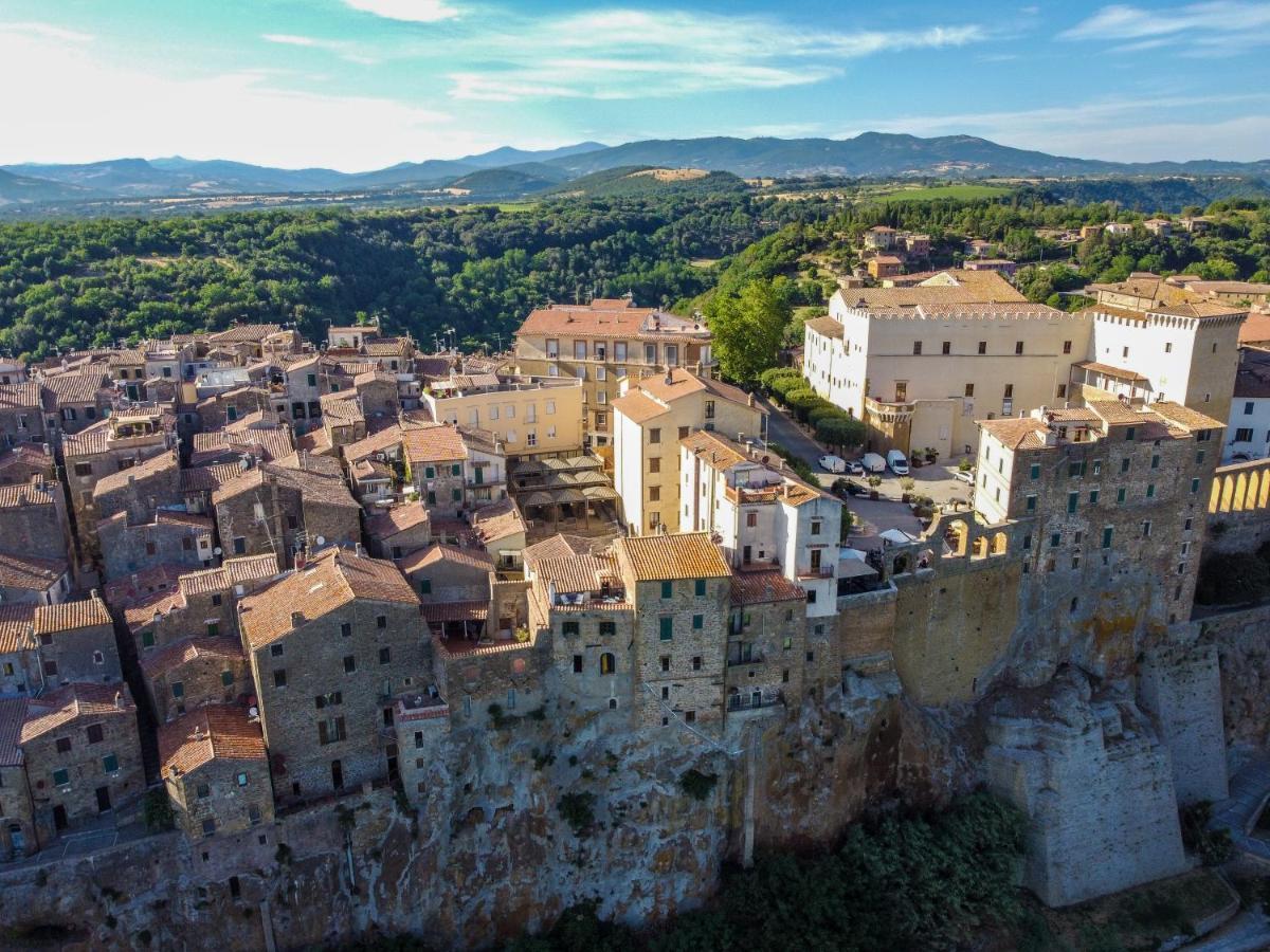 Le Antiche Viste Lägenhet Pitigliano Exteriör bild
