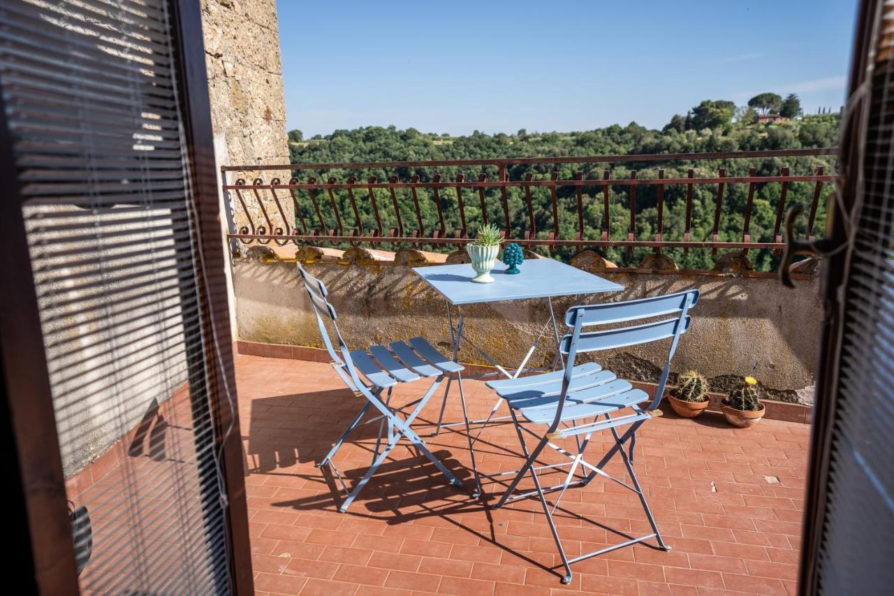Le Antiche Viste Lägenhet Pitigliano Exteriör bild