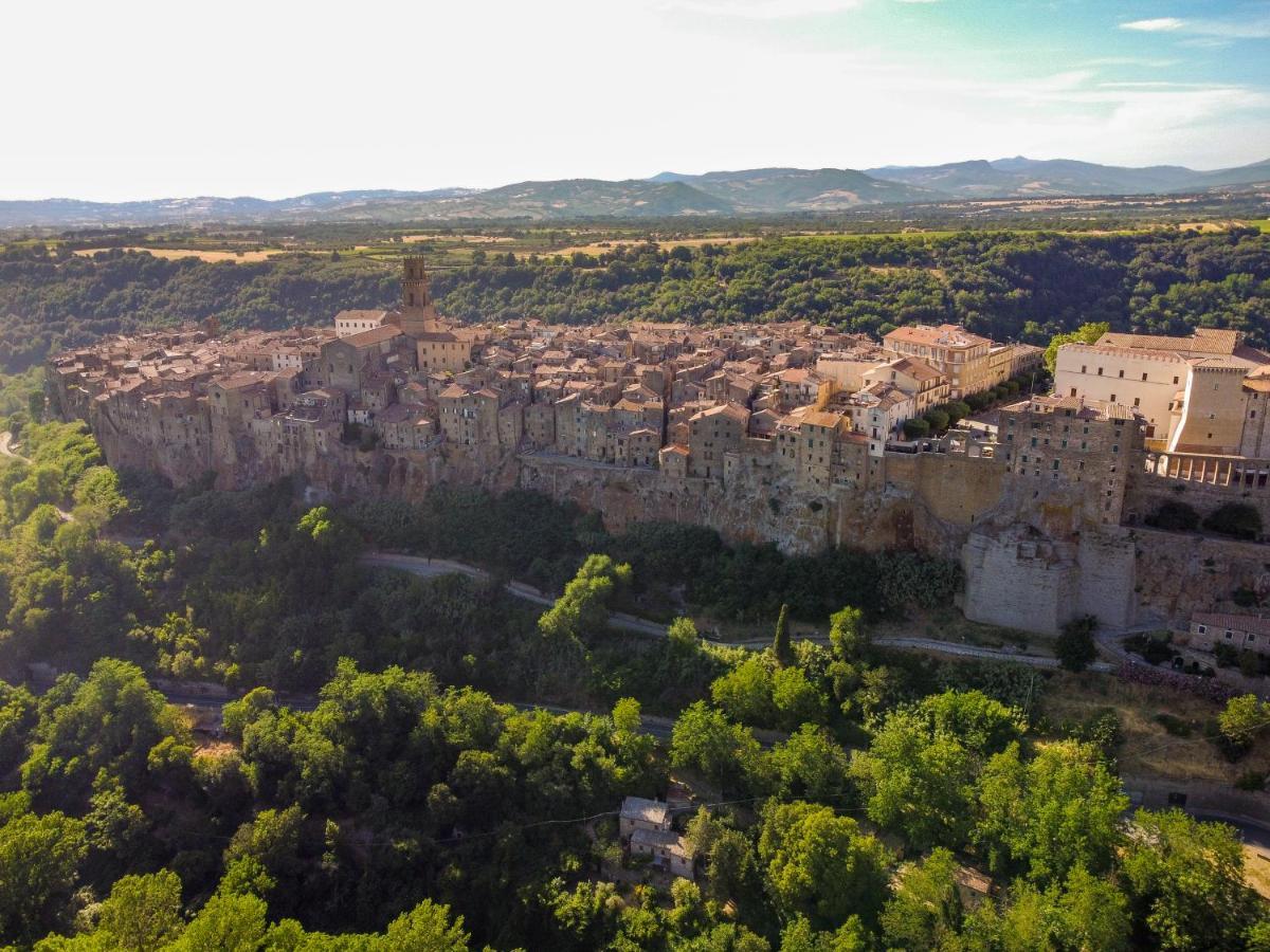 Le Antiche Viste Lägenhet Pitigliano Exteriör bild
