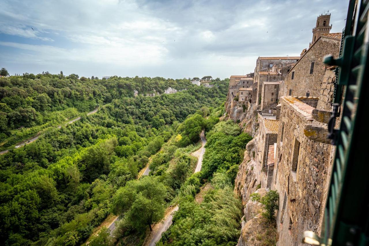 Le Antiche Viste Lägenhet Pitigliano Exteriör bild